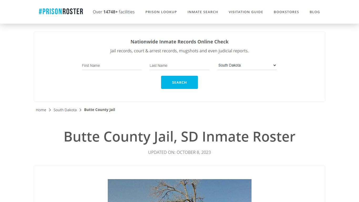 Butte County Jail, SD Inmate Roster - Prisonroster