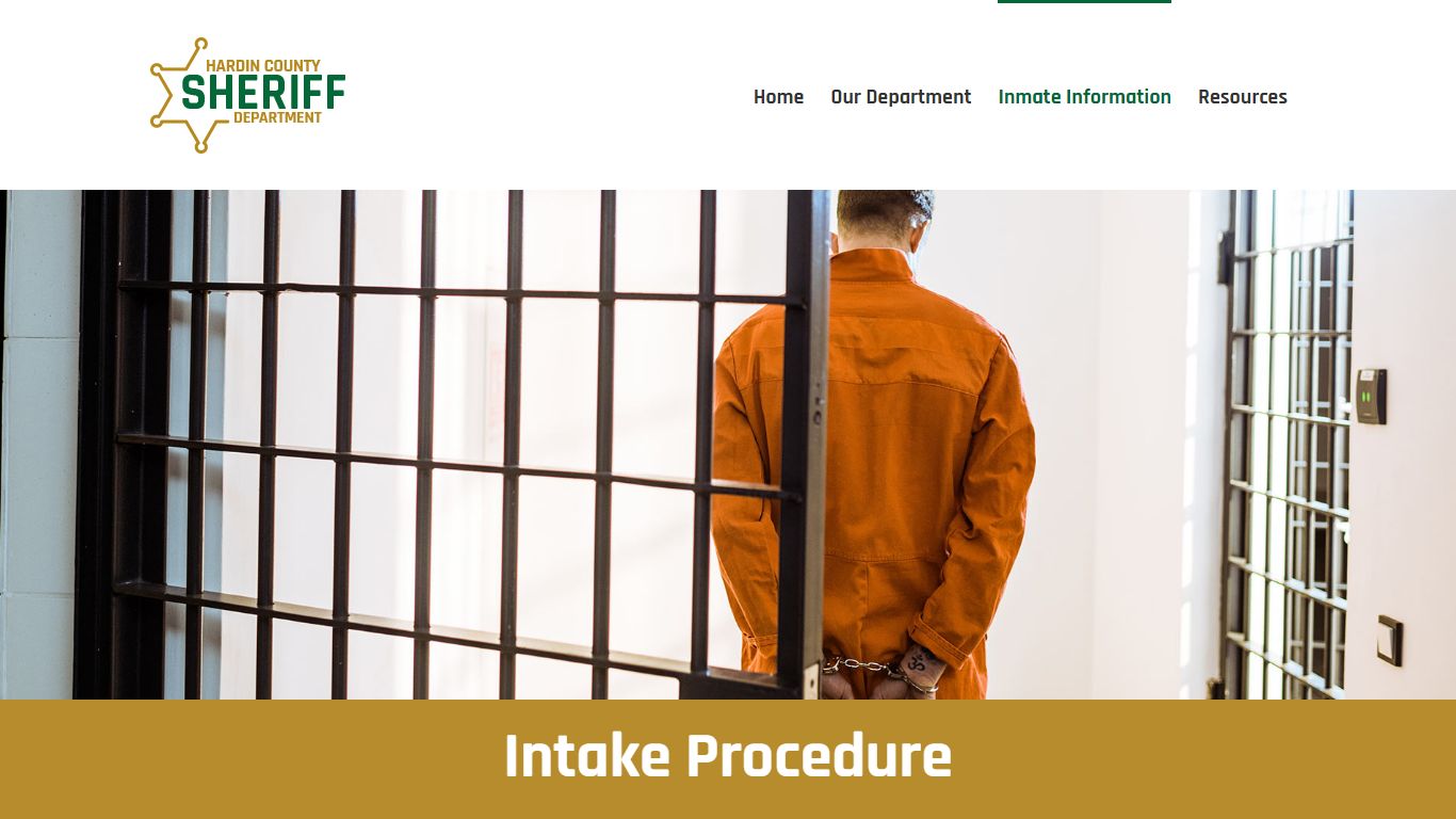 Inmate Information - Hardin County Sheriff's Department - Savannah ...