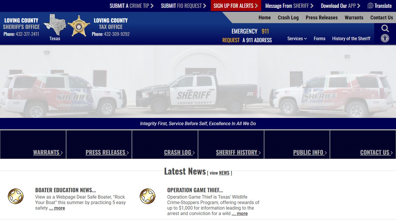 Loving County Sheriff TX